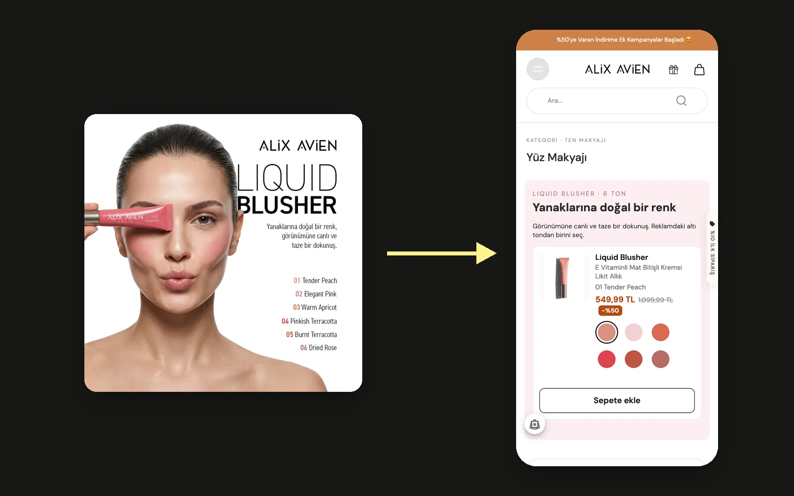 Adfit — an ad-specific page variant generated from an ad creative
