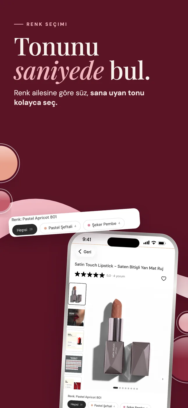 App Store frame: find your shade