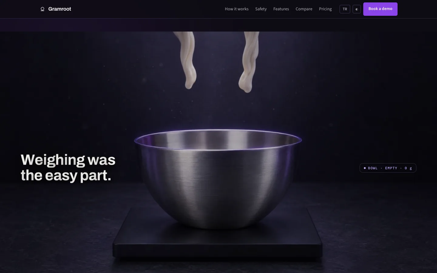 Gramroot home page hero